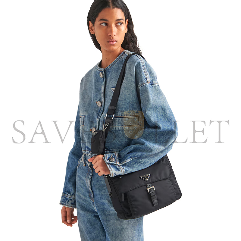 PRADA RE-NYLON SHOULDER BAG 1BD994 (25*22*10cm)